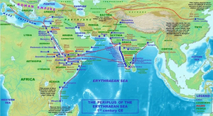 خريطة الطواف حول البحر الإريثري